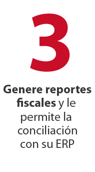 3 - Genera reportes fiscales