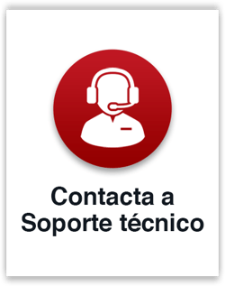 Contacta a soporte técnico