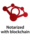 Notarized with blockchain