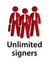 Unlimited Signers