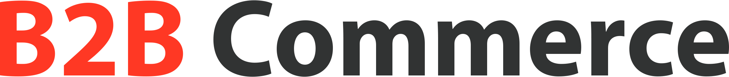 B2B Commerce B2B Commerce